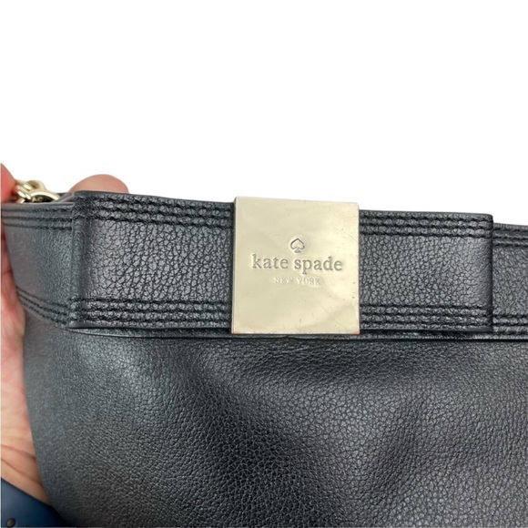 KATE SPADE Black Leather Chain Leather Strap Shoulder Bag - Picture 6 of 10